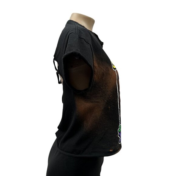 Custom Cut -Out Mister Rogers Neighborhood Ripple Junction Graphic Tee Black S - Picture 3 of 9